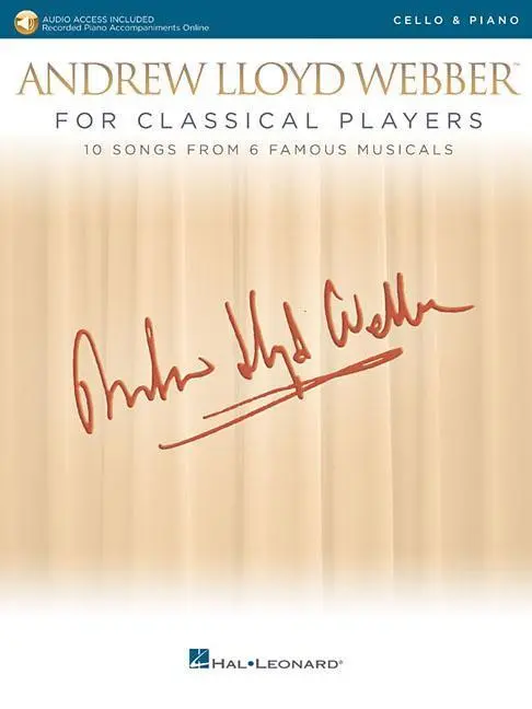Cover: 9781540026415 | Andrew Lloyd Webber for Classical Players - Cello and Piano: With...