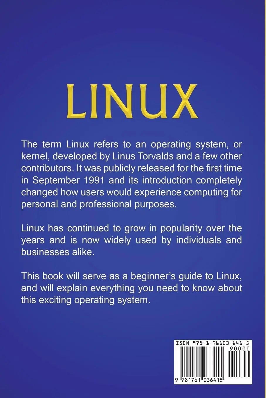 Rückseite: 9781761036415 | Linux | Sam Griffin | Taschenbuch | Kartoniert / Broschiert | Englisch