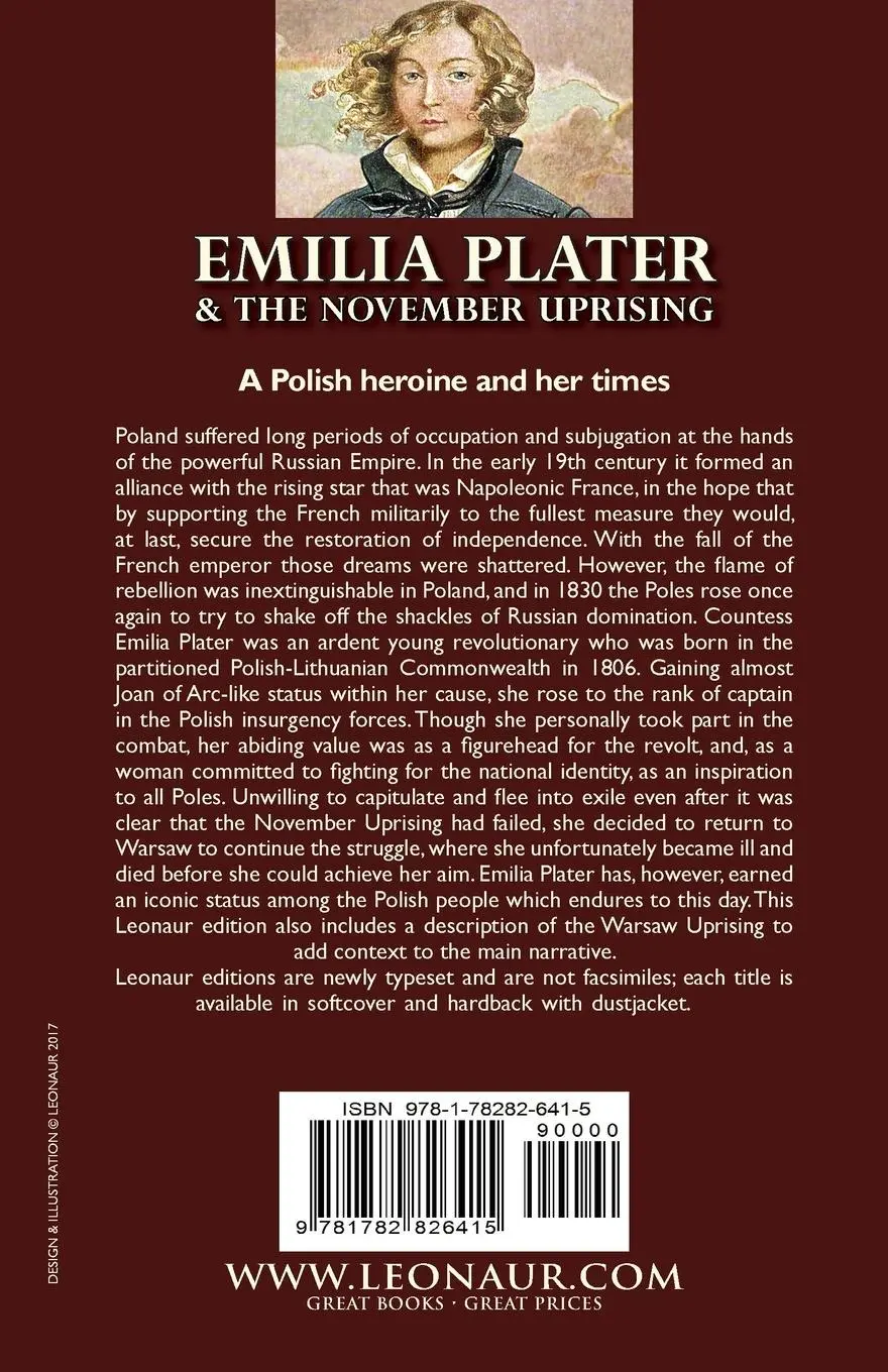 Rückseite: 9781782826415 | Emilia Plater &amp; the November Uprising | Josef Straszewicz (u. a.)