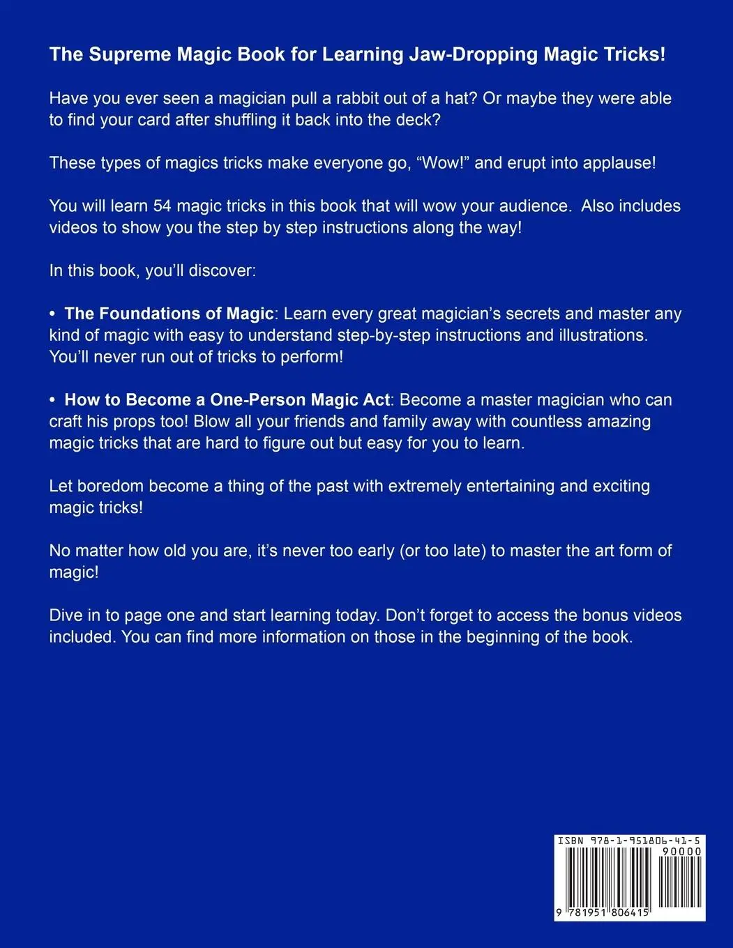 Rückseite: 9781951806415 | Magic Tricks Made Easy | Darien Clemons | Taschenbuch | Englisch