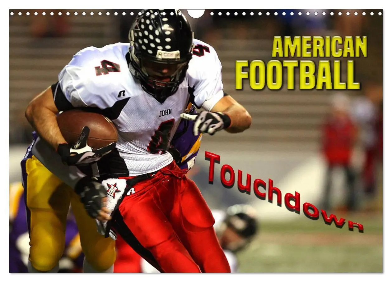 Cover: 9783457906415 | American Football - Touchdown (Wandkalender 2026 DIN A3 quer),...