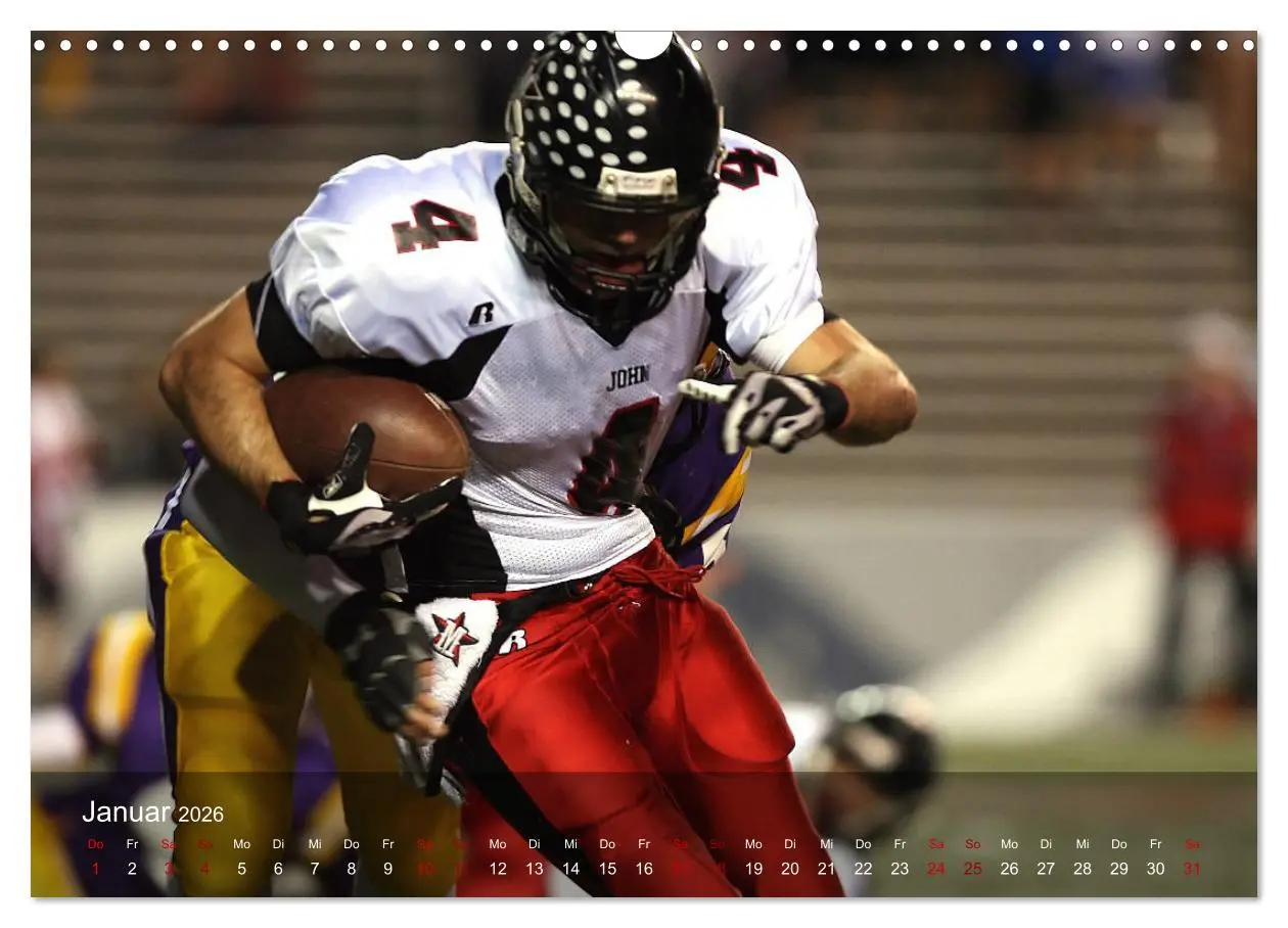 Bild: 9783457906415 | American Football - Touchdown (Wandkalender 2026 DIN A3 quer),...