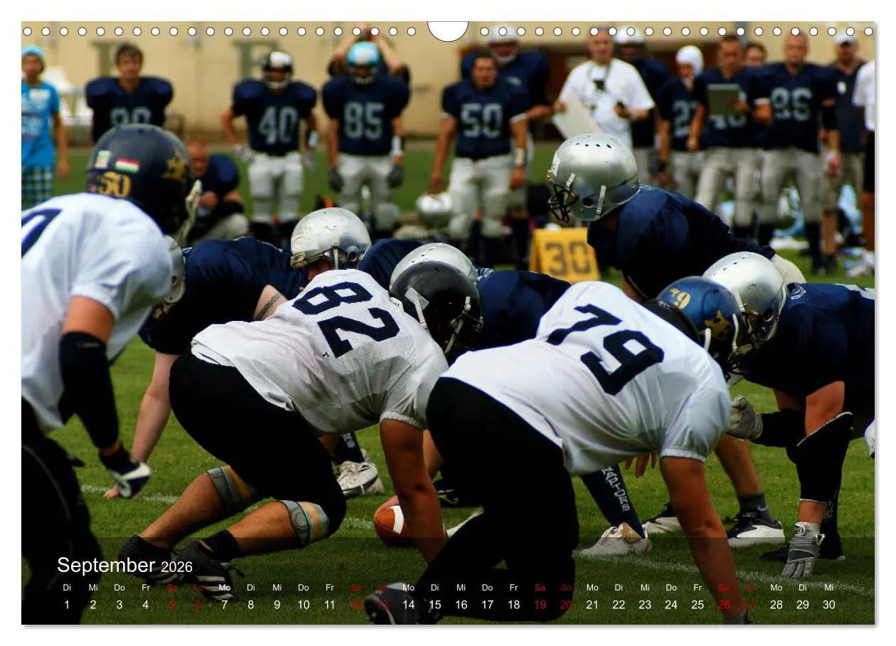 Bild: 9783457906415 | American Football - Touchdown (Wandkalender 2026 DIN A3 quer),...
