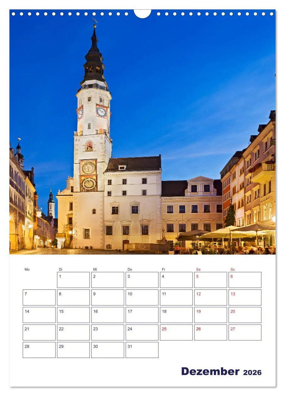 Bild: 9783516306415 | GÖRLITZ - Kleinod in der Lausitz (Wandkalender 2026 DIN A3 hoch),...