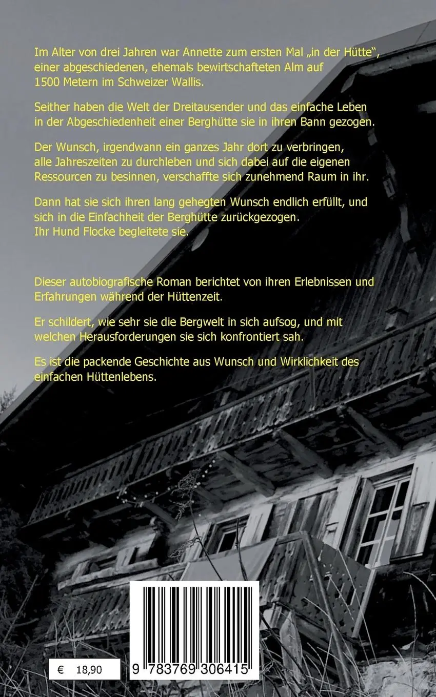 Rückseite: 9783769306415 | Berg Hütte ich | (M)eine Berggeschichte | Annette Wolf | Taschenbuch
