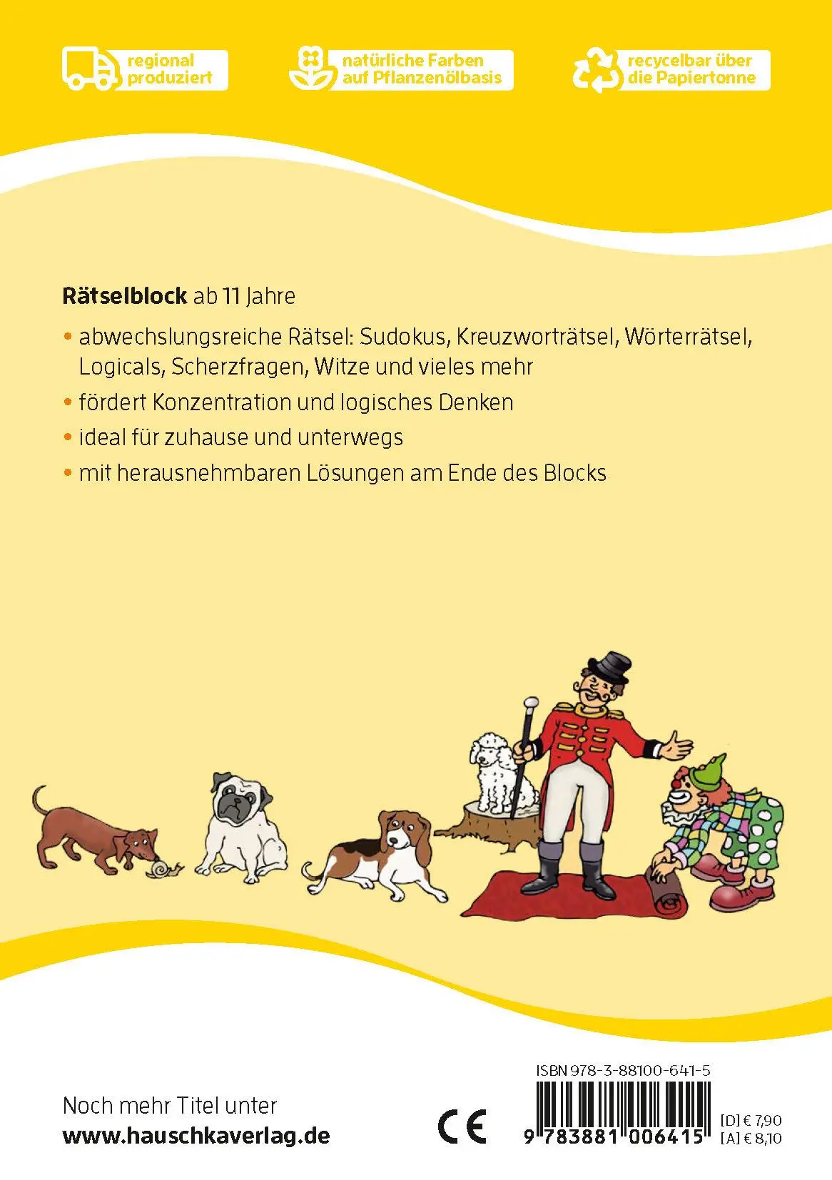 Bild: 9783881006415 | Rätselblock ab 11 Jahre | Agnes Spiecker | Taschenbuch | 64 S. | 2023