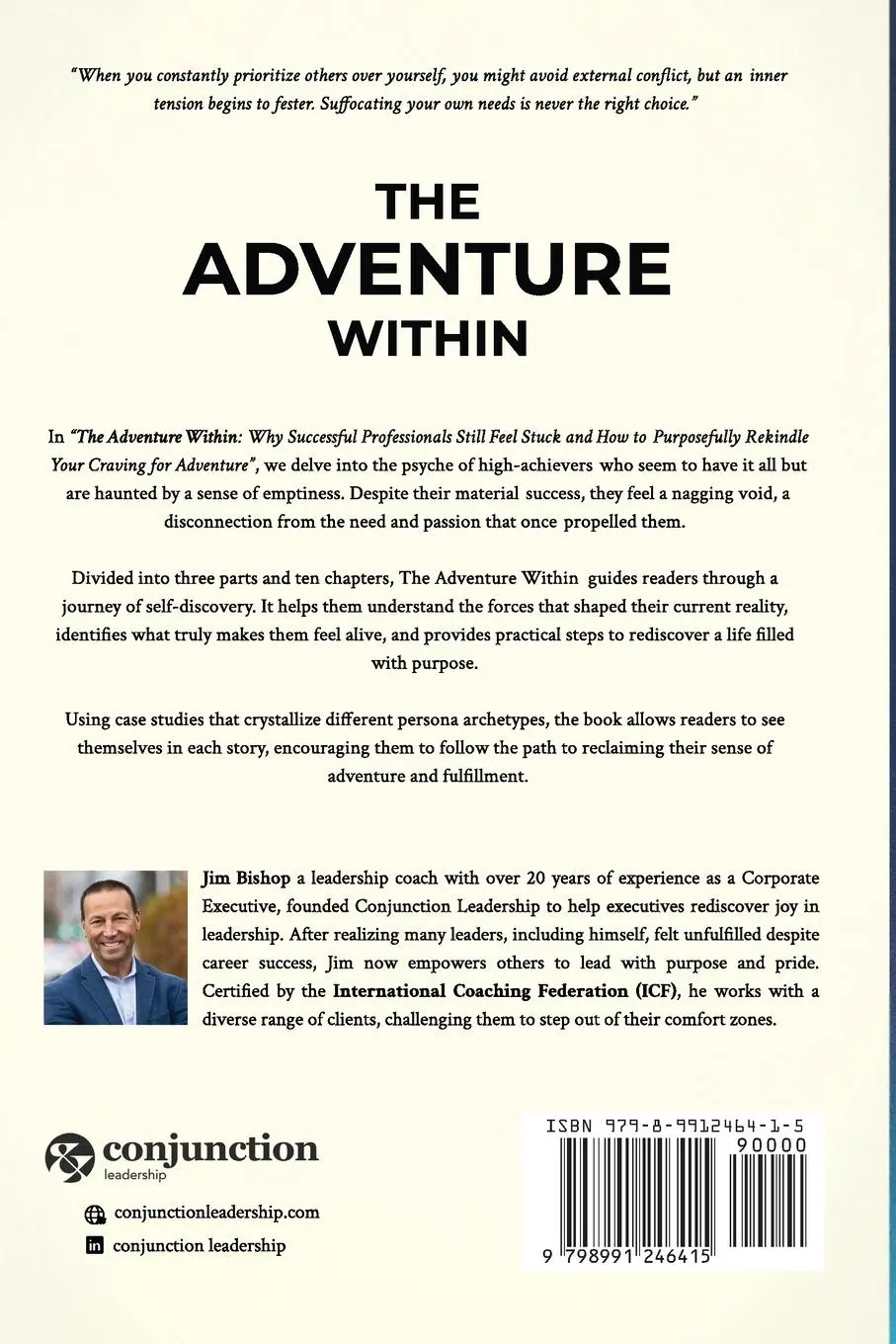 Rückseite: 9798991246415 | The Adventure Within | Jim Bishop | Taschenbuch | Englisch | 2025