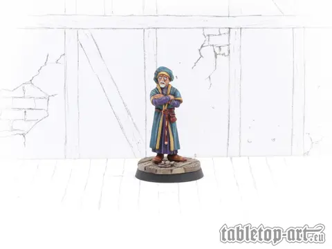Cover: 704270726515 | Townsfolk Miniatures - Merchant With Glasses | Tabletop-Art