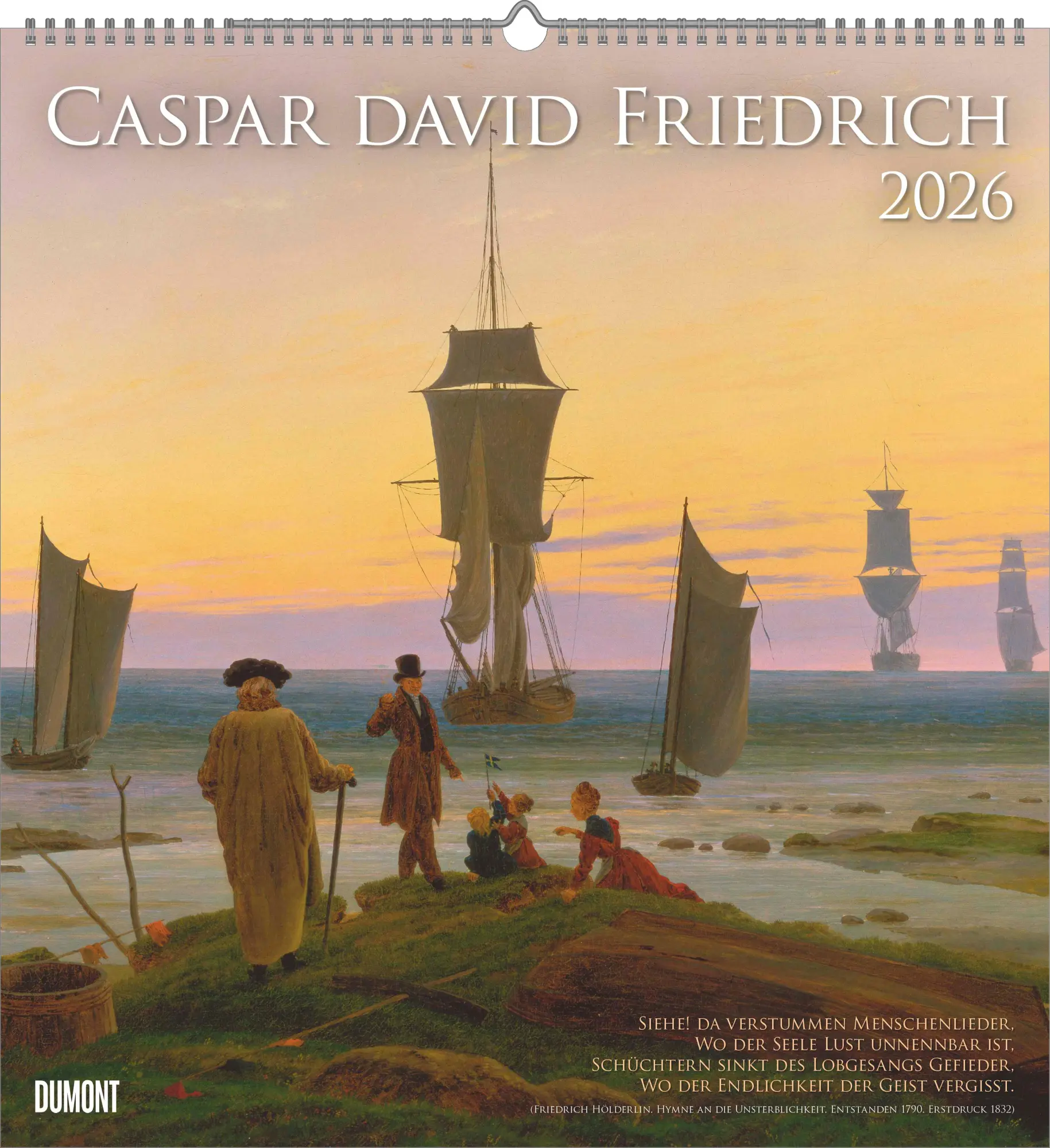 Cover: 4069095006515 | Caspar David Friedrich 2026 - Kunst-Kalender - Wand-Kalender - 45x48