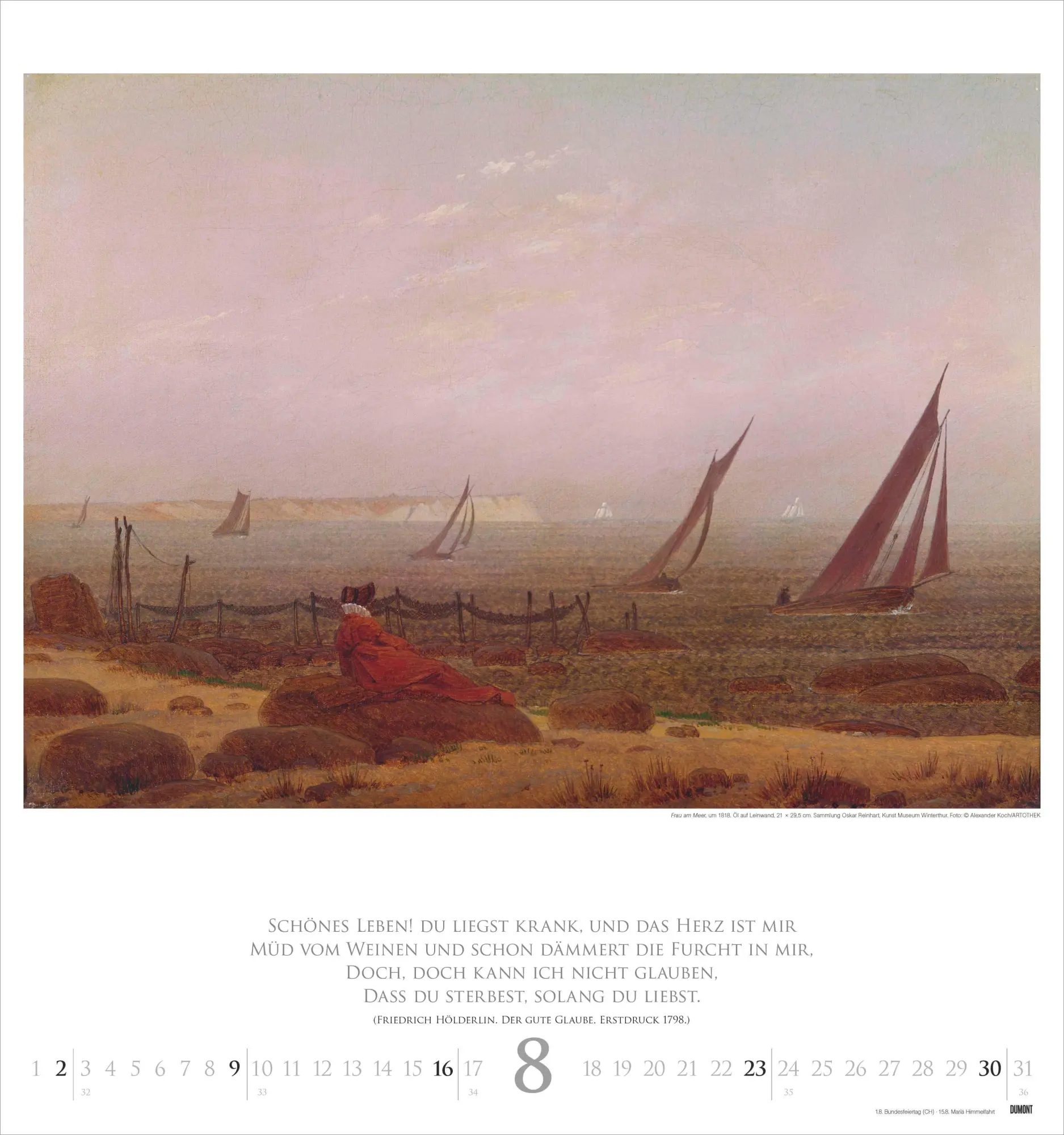 Bild: 4069095006515 | Caspar David Friedrich 2026 - Kunst-Kalender - Wand-Kalender - 45x48