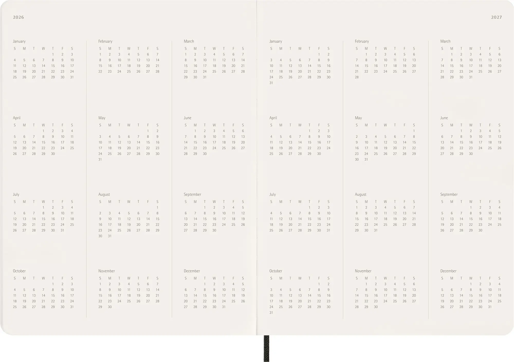 Bild: 8056999276515 | Moleskine 15 Monate Essential Wochenkalender 2025/2026, 1 Wo = 2...