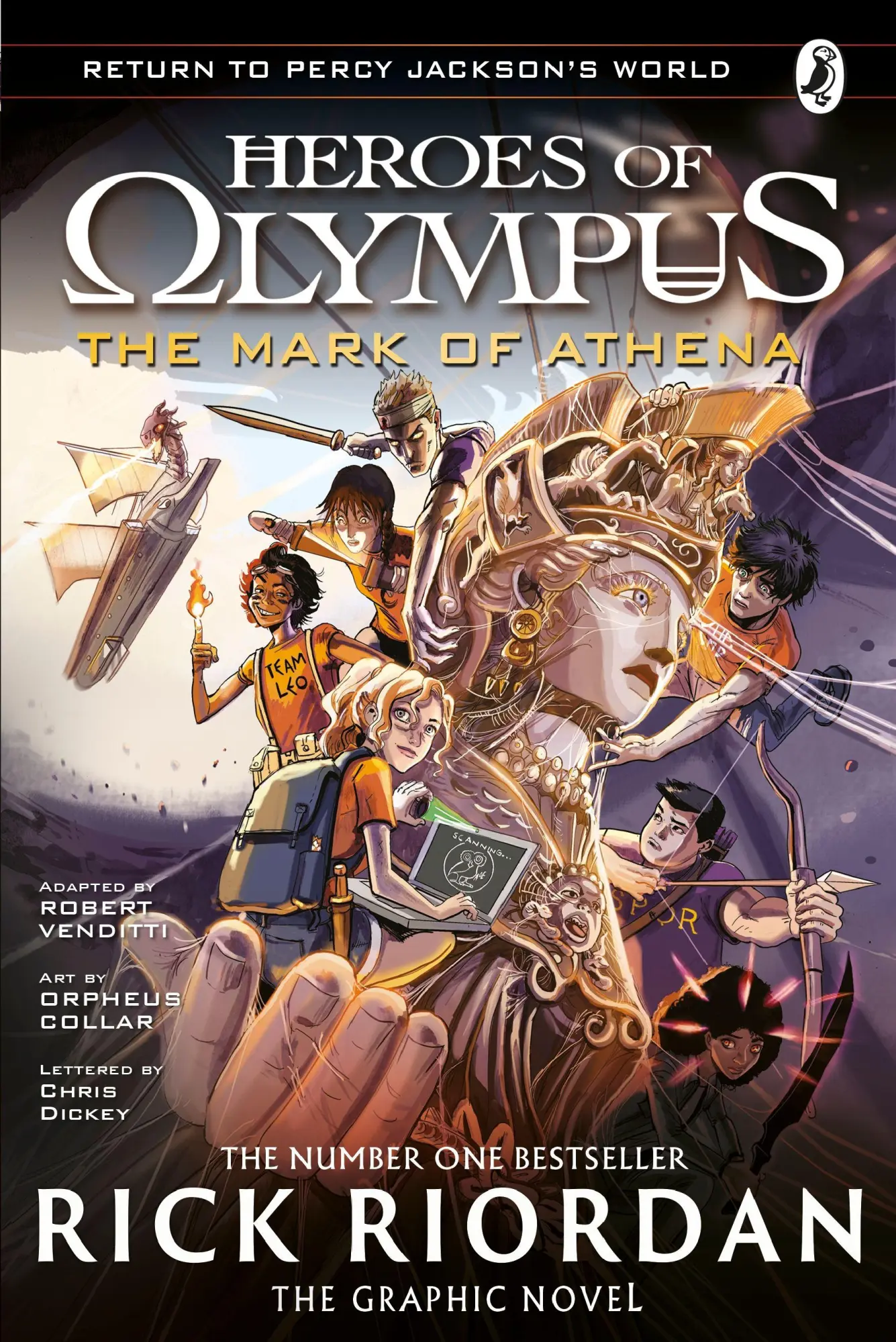 Cover: 9780241686515 | The Mark of Athena: The Graphic Novel (Heroes of Olympus Book 3)