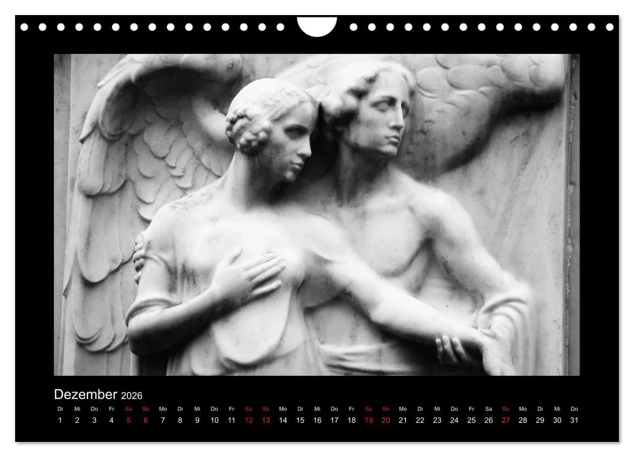 Bild: 9783516156515 | Die Engel von Melaten (Wandkalender 2026 DIN A4 quer), CALVENDO...