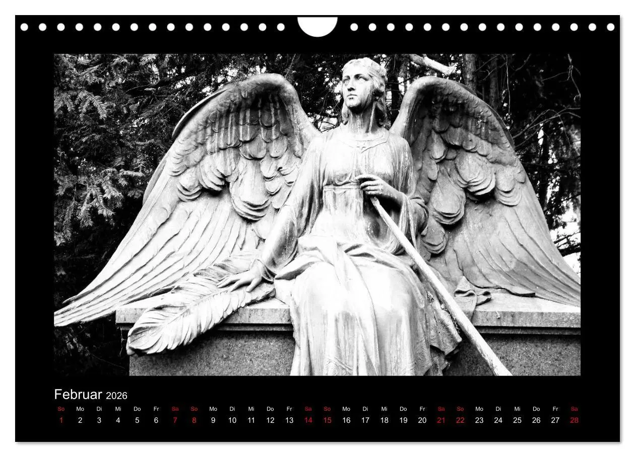 Bild: 9783516156515 | Die Engel von Melaten (Wandkalender 2026 DIN A4 quer), CALVENDO...
