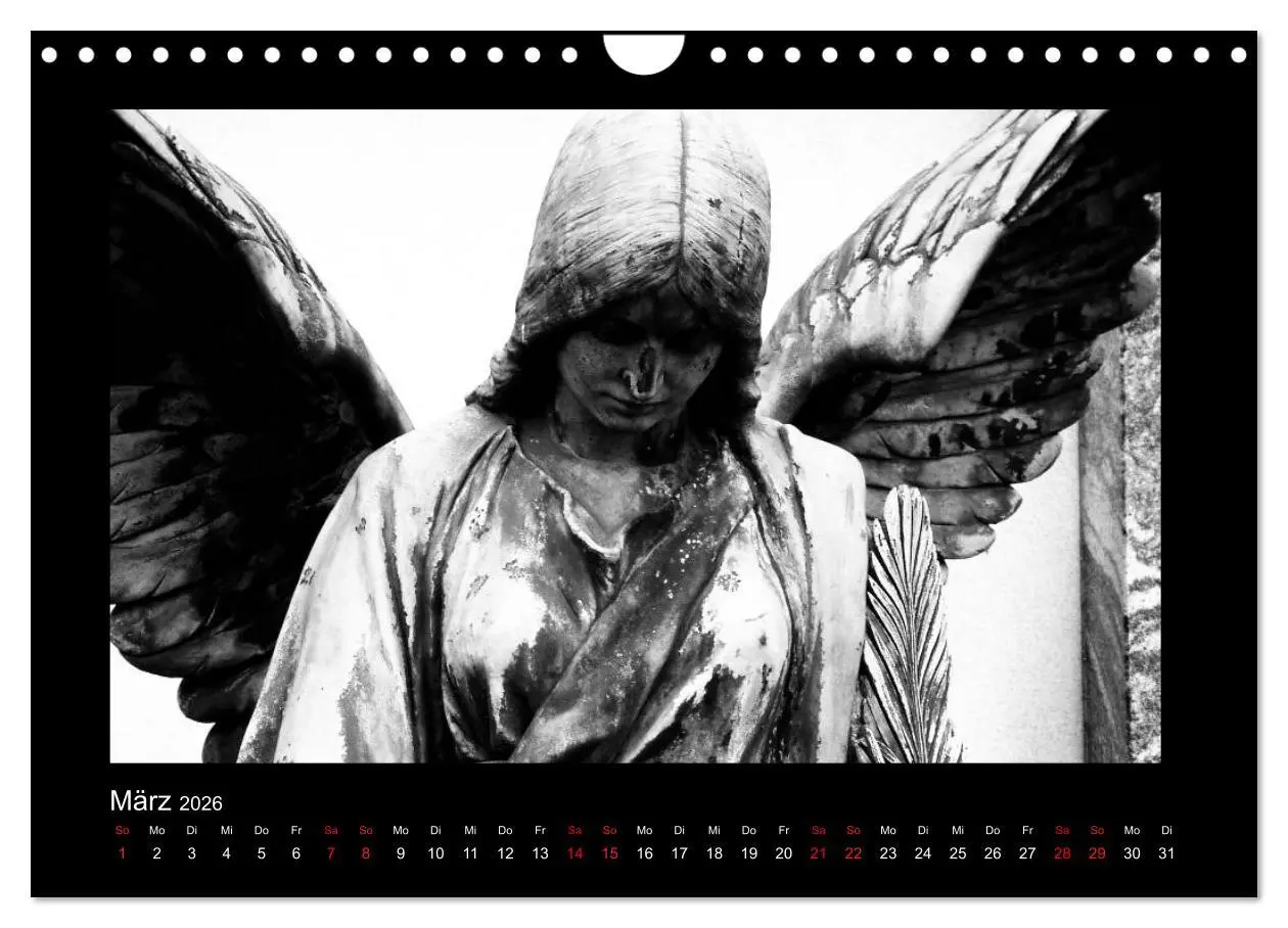 Bild: 9783516156515 | Die Engel von Melaten (Wandkalender 2026 DIN A4 quer), CALVENDO...