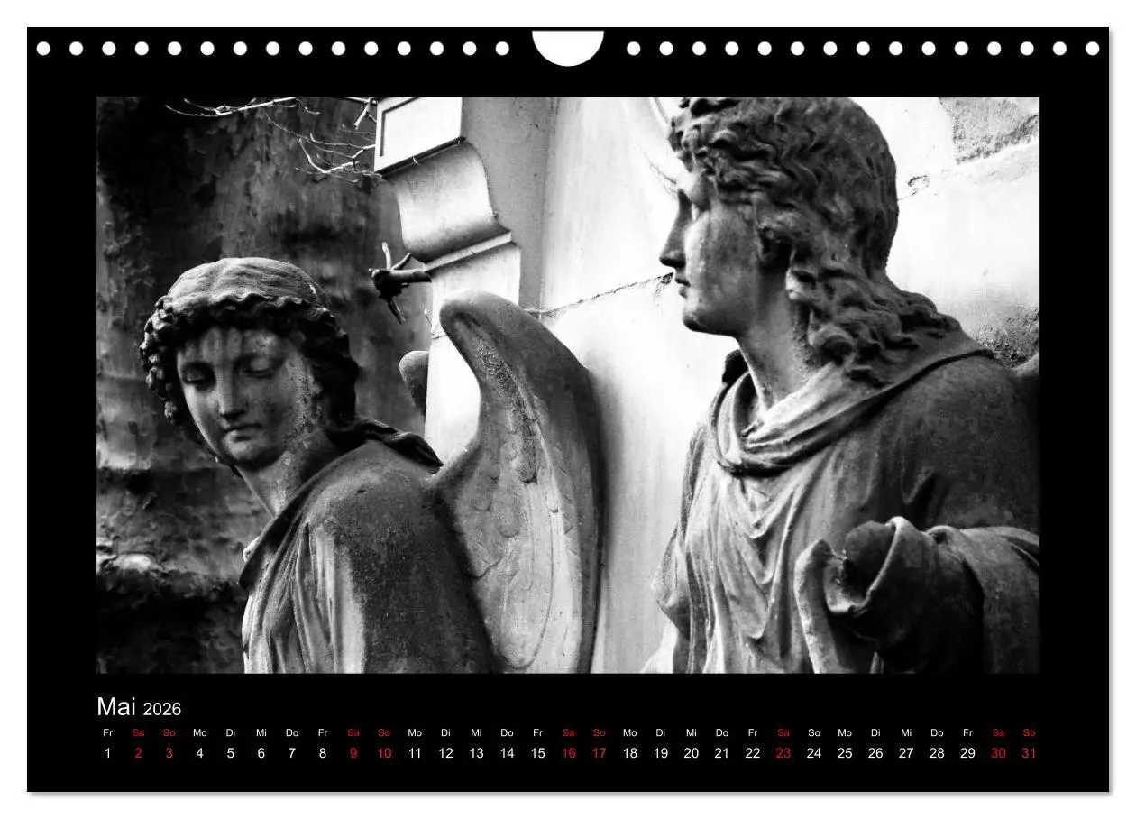 Bild: 9783516156515 | Die Engel von Melaten (Wandkalender 2026 DIN A4 quer), CALVENDO...