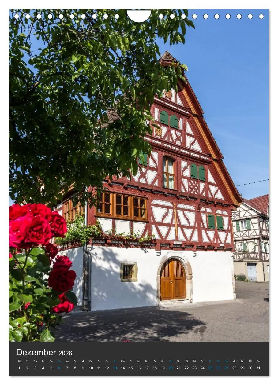 Bild: 9783516466515 | Strümpfelbach - Fachwerkhäuser (Wandkalender 2026 DIN A4 hoch),...
