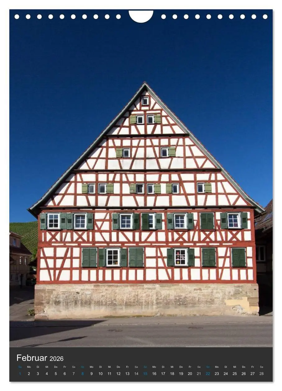 Bild: 9783516466515 | Strümpfelbach - Fachwerkhäuser (Wandkalender 2026 DIN A4 hoch),...