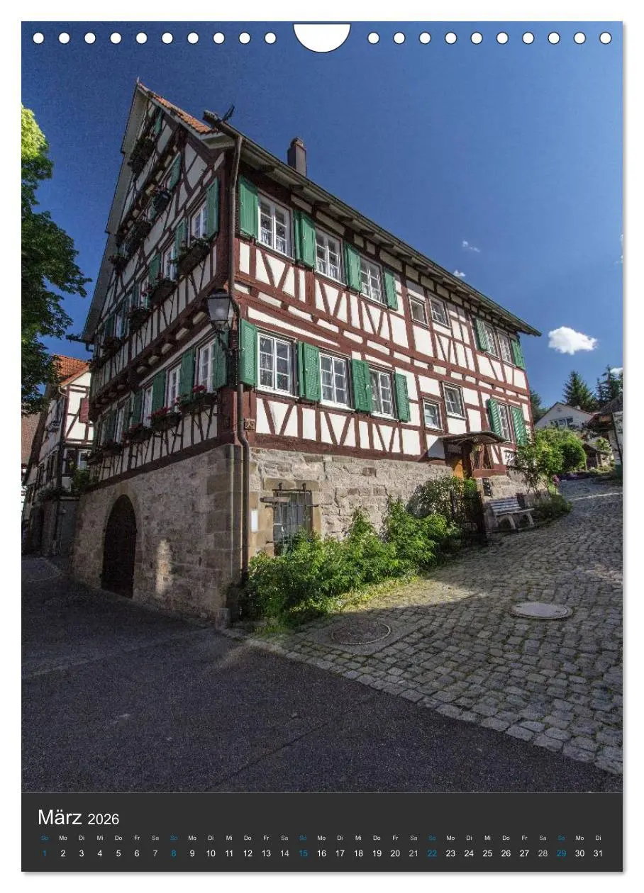Bild: 9783516466515 | Strümpfelbach - Fachwerkhäuser (Wandkalender 2026 DIN A4 hoch),...