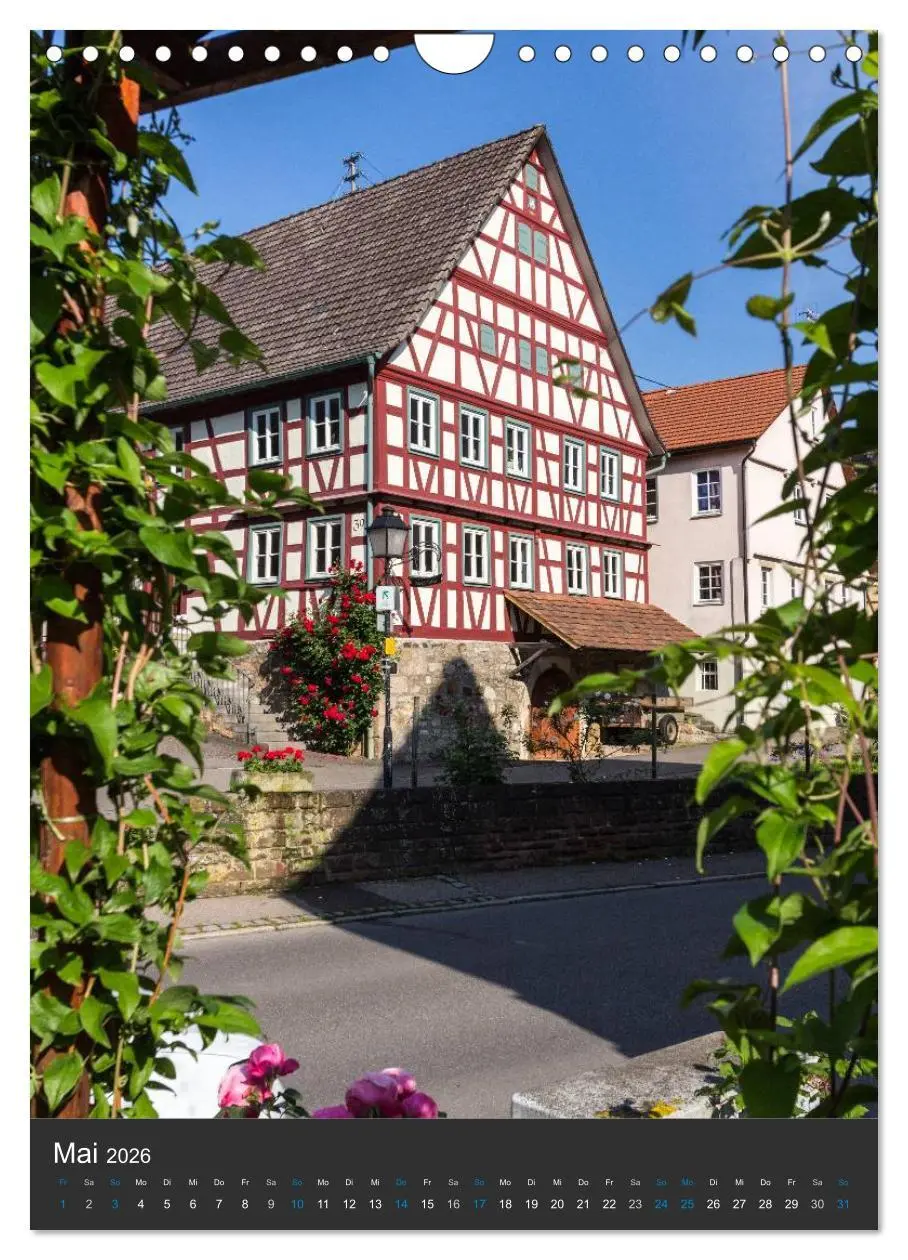 Bild: 9783516466515 | Strümpfelbach - Fachwerkhäuser (Wandkalender 2026 DIN A4 hoch),...
