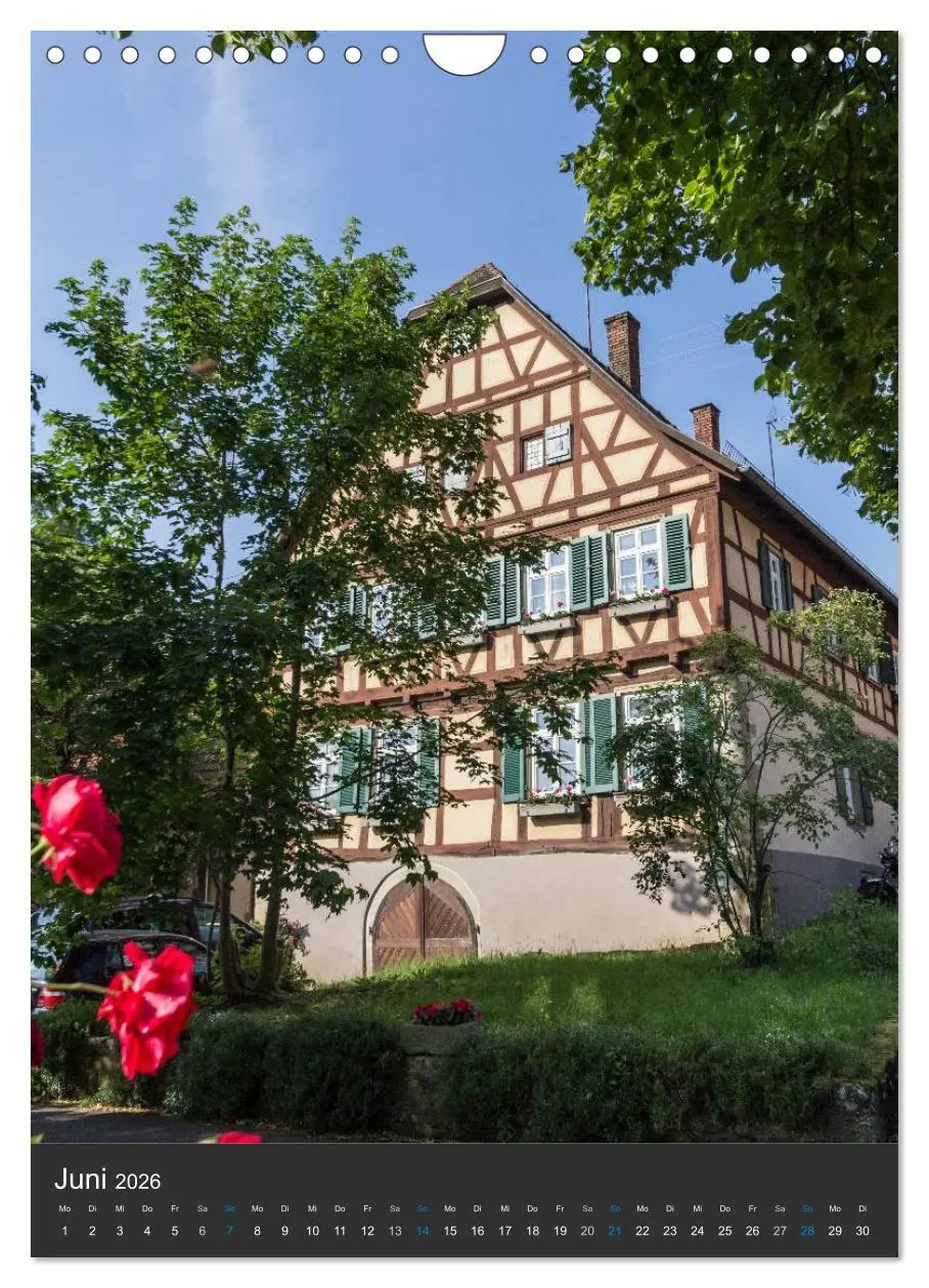 Bild: 9783516466515 | Strümpfelbach - Fachwerkhäuser (Wandkalender 2026 DIN A4 hoch),...