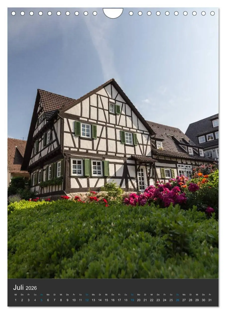 Bild: 9783516466515 | Strümpfelbach - Fachwerkhäuser (Wandkalender 2026 DIN A4 hoch),...