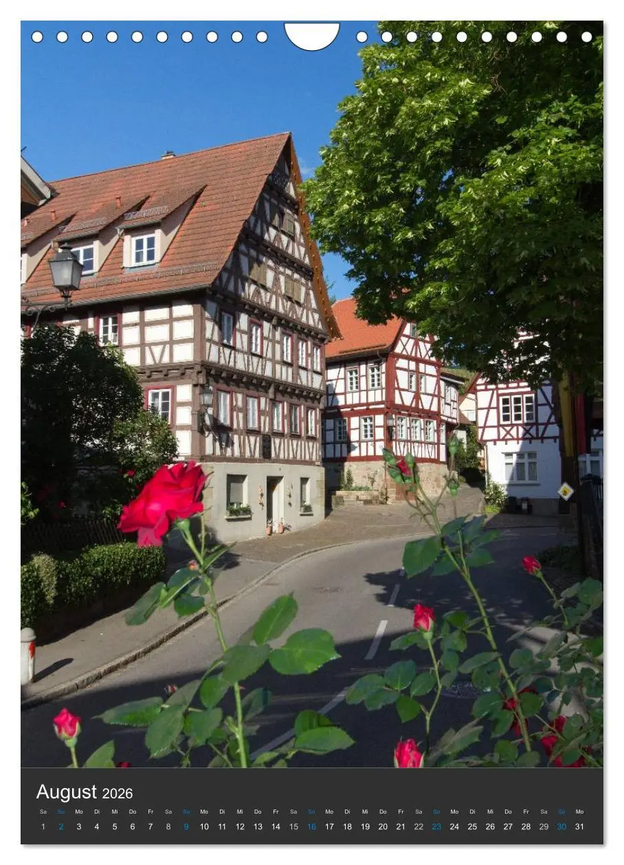 Bild: 9783516466515 | Strümpfelbach - Fachwerkhäuser (Wandkalender 2026 DIN A4 hoch),...