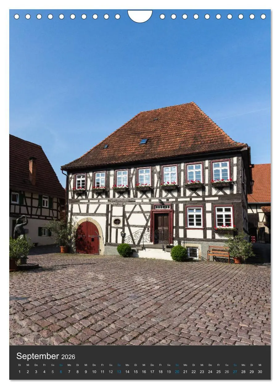 Bild: 9783516466515 | Strümpfelbach - Fachwerkhäuser (Wandkalender 2026 DIN A4 hoch),...