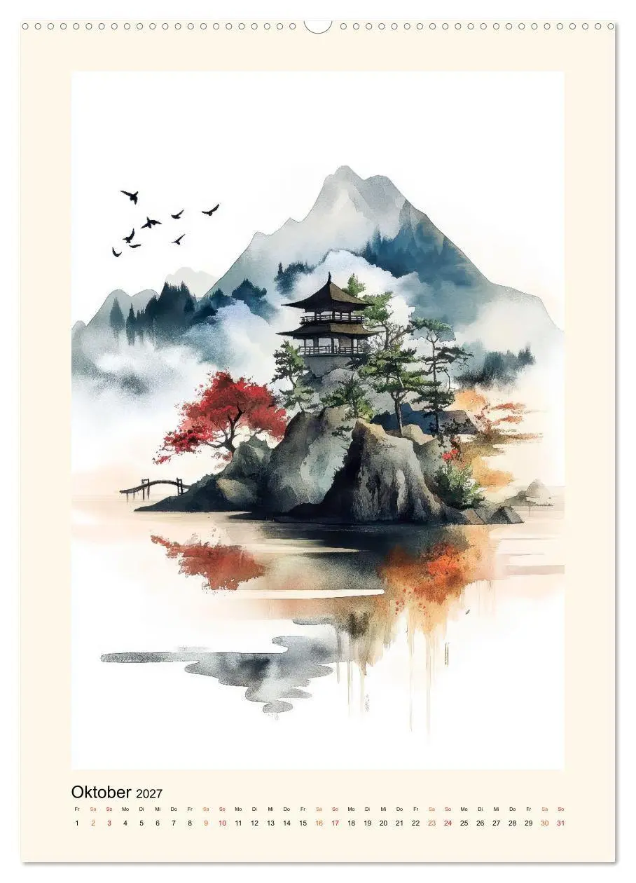 Bild: 9783569006515 | Japan - Momente der Stille (Wandkalender 2027 DIN A2 hoch),...