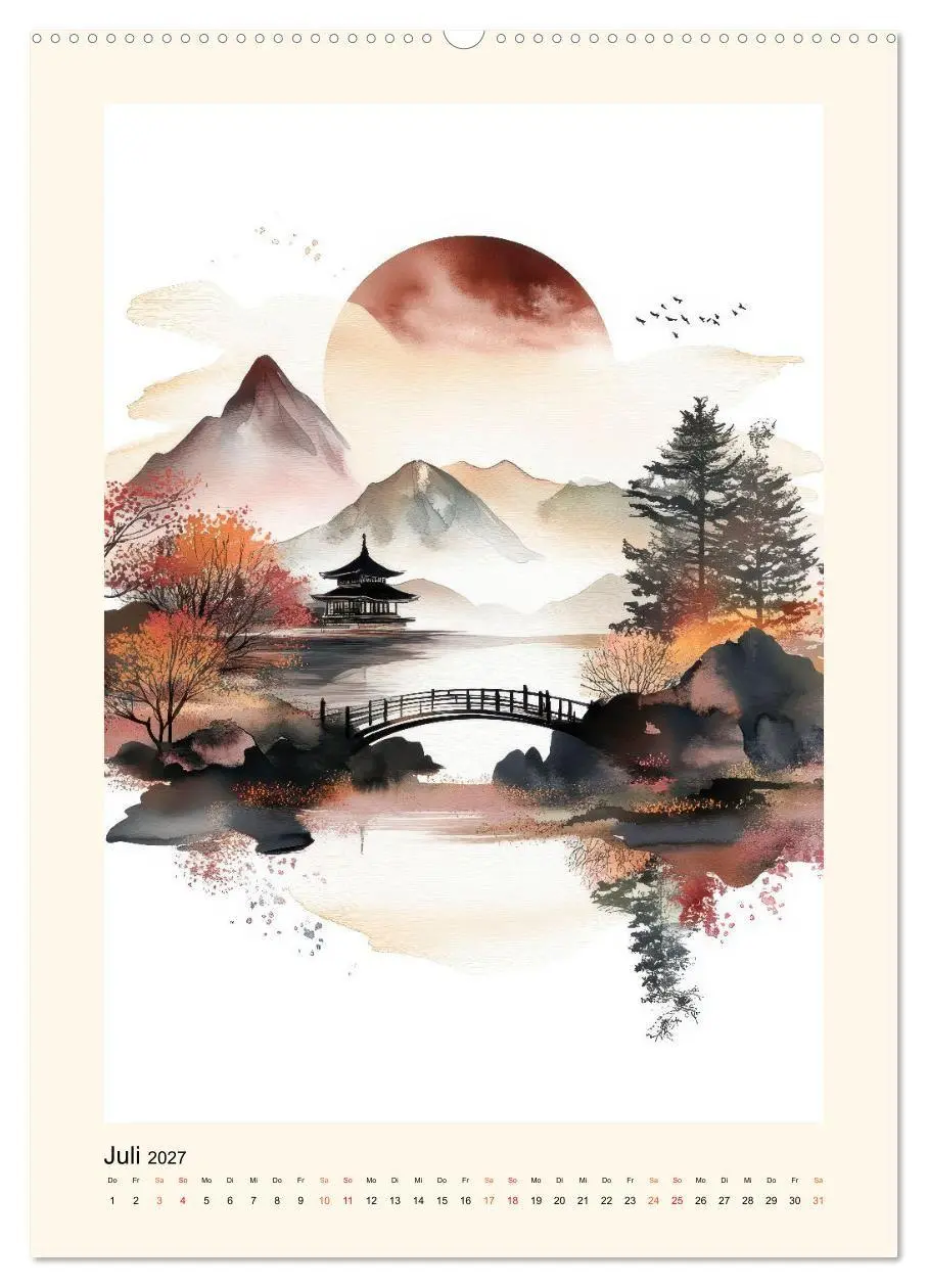 Bild: 9783569006515 | Japan - Momente der Stille (Wandkalender 2027 DIN A2 hoch),...