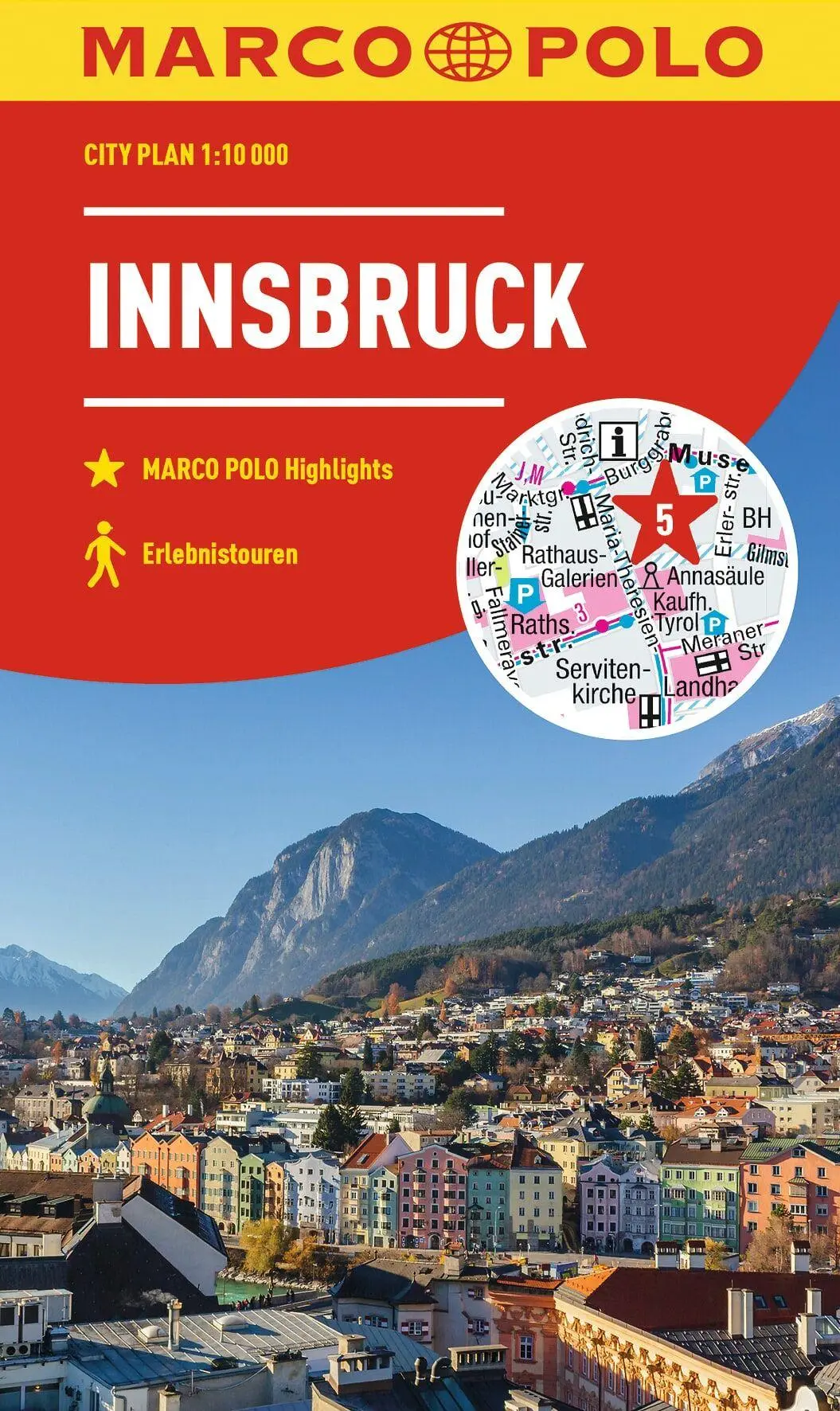 Cover: 9783575016515 | MARCO POLO Cityplan Innsbruck 1:12.000 | (Land-)Karte | Deutsch | 2023