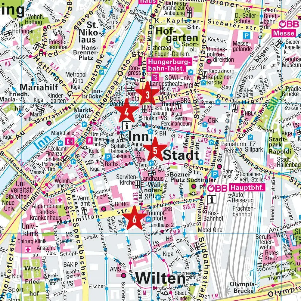 Bild: 9783575016515 | MARCO POLO Cityplan Innsbruck 1:12.000 | (Land-)Karte | Deutsch | 2023