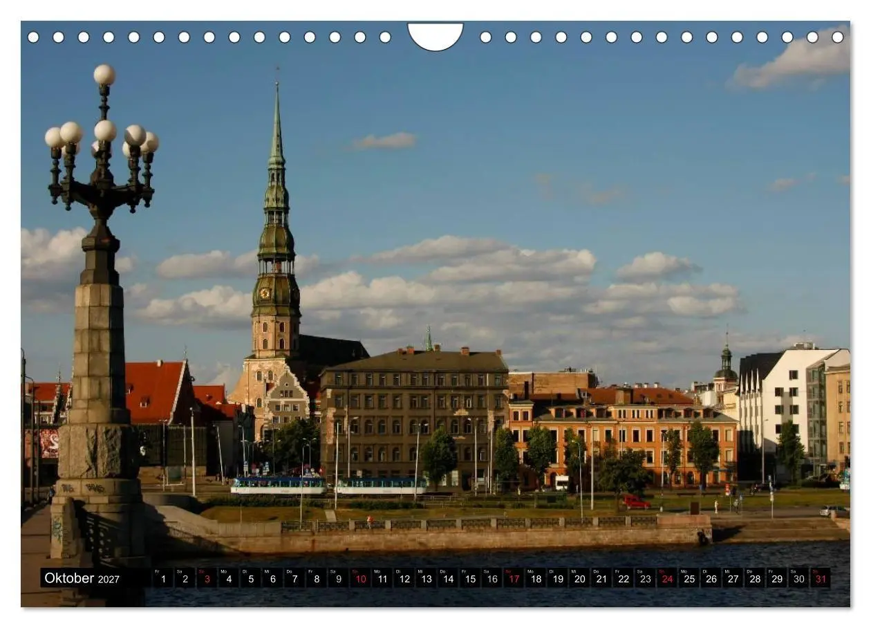 Bild: 9783594136515 | Riga + Jurmala (Wandkalender 2027 DIN A4 quer), CALVENDO...
