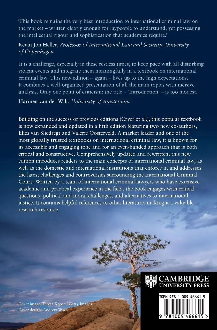 Rückseite: 9781009466615 | An Introduction to International Criminal Law and Procedure | Buch