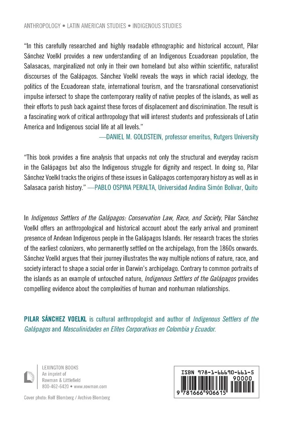 Rückseite: 9781666906615 | Indigenous Settlers of the Galápagos | Pilar Sánchez Voelkl | Buch