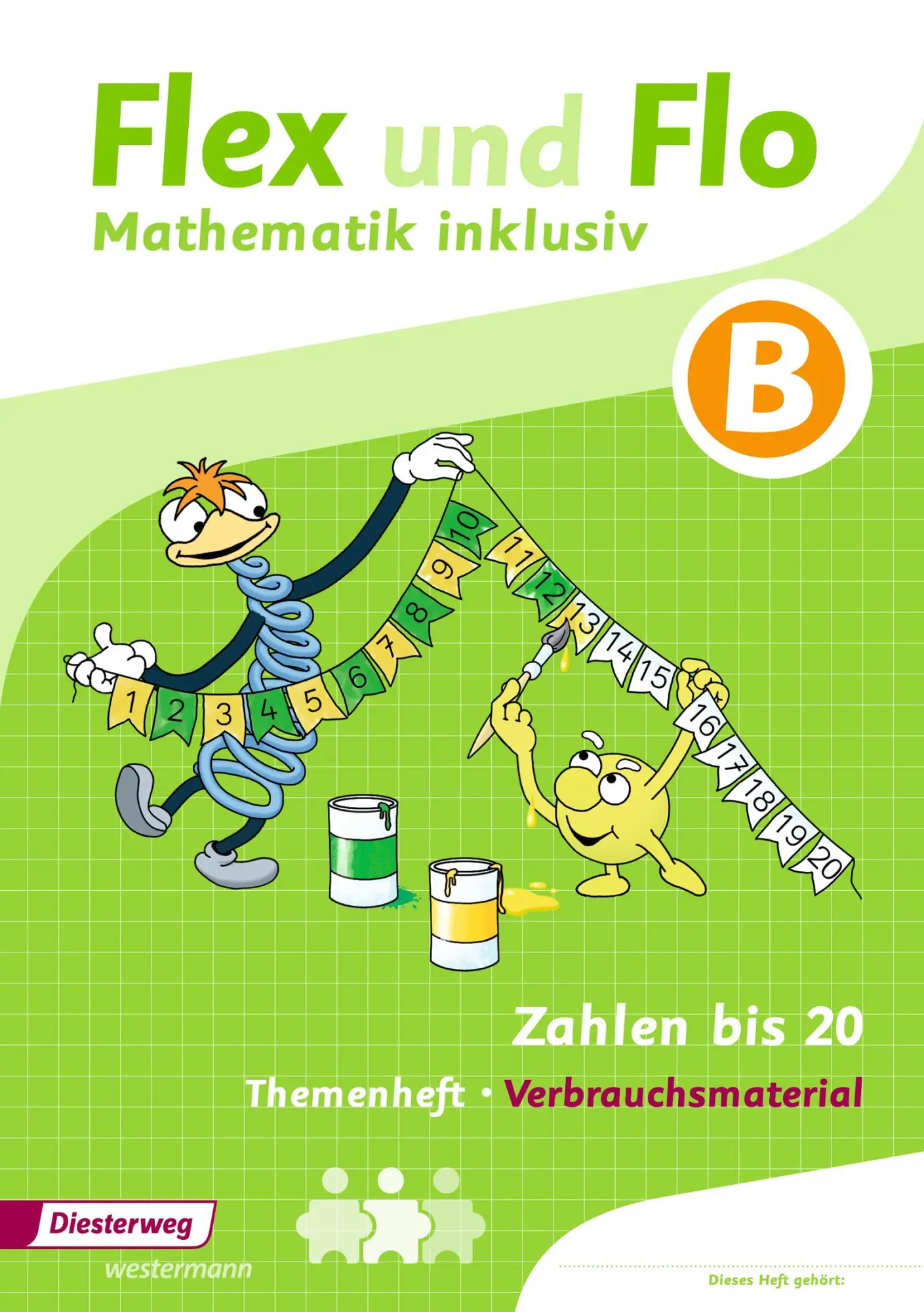 Cover: 9783425136615 | Flex und Flo - Mathematik inklusiv. Zahlen bis 20 inklusiv B | Dohmann