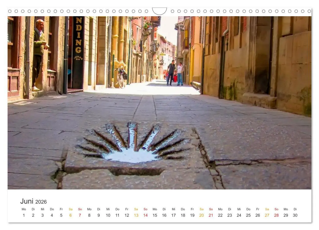 Bild: 9783457296615 | Camino de Santiago - Jakobsweg (Wandkalender 2026 DIN A3 quer),...