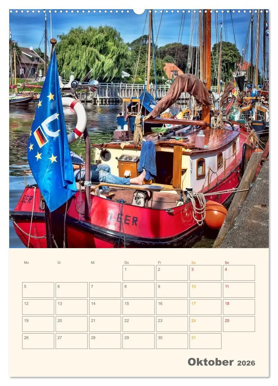 Bild: 9783516456615 | Ostfriesland - Carolinensiel, der Museumshafen (Wandkalender 2026...
