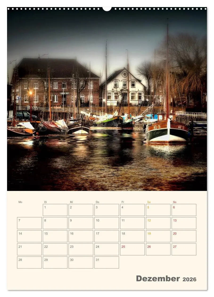 Bild: 9783516456615 | Ostfriesland - Carolinensiel, der Museumshafen (Wandkalender 2026...