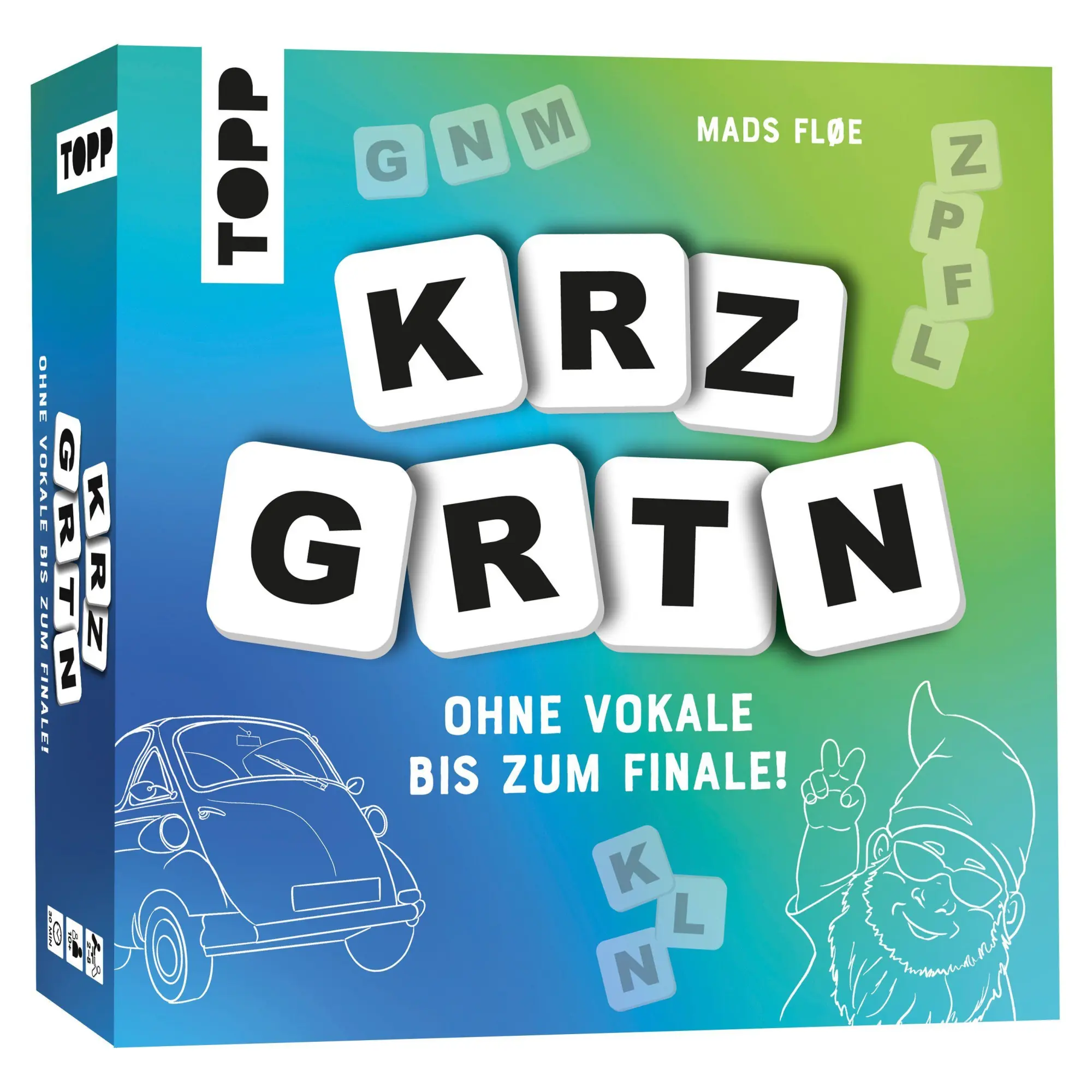 Cover: 4007742186715 | Kurz Geraten - Ohne Vokale bis zum Finale! | Mads Fløe | Spiel | 2026