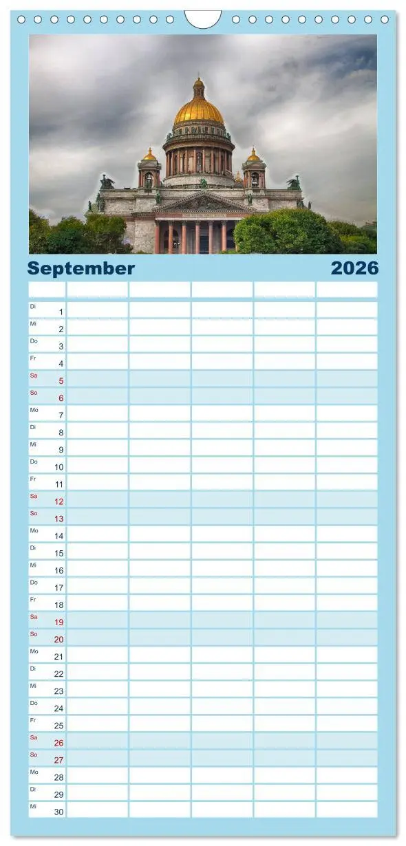 Bild: 9783516516715 | Familienplaner 2026 - Sankt Petersburg - "Venedig des Nordens" mit...