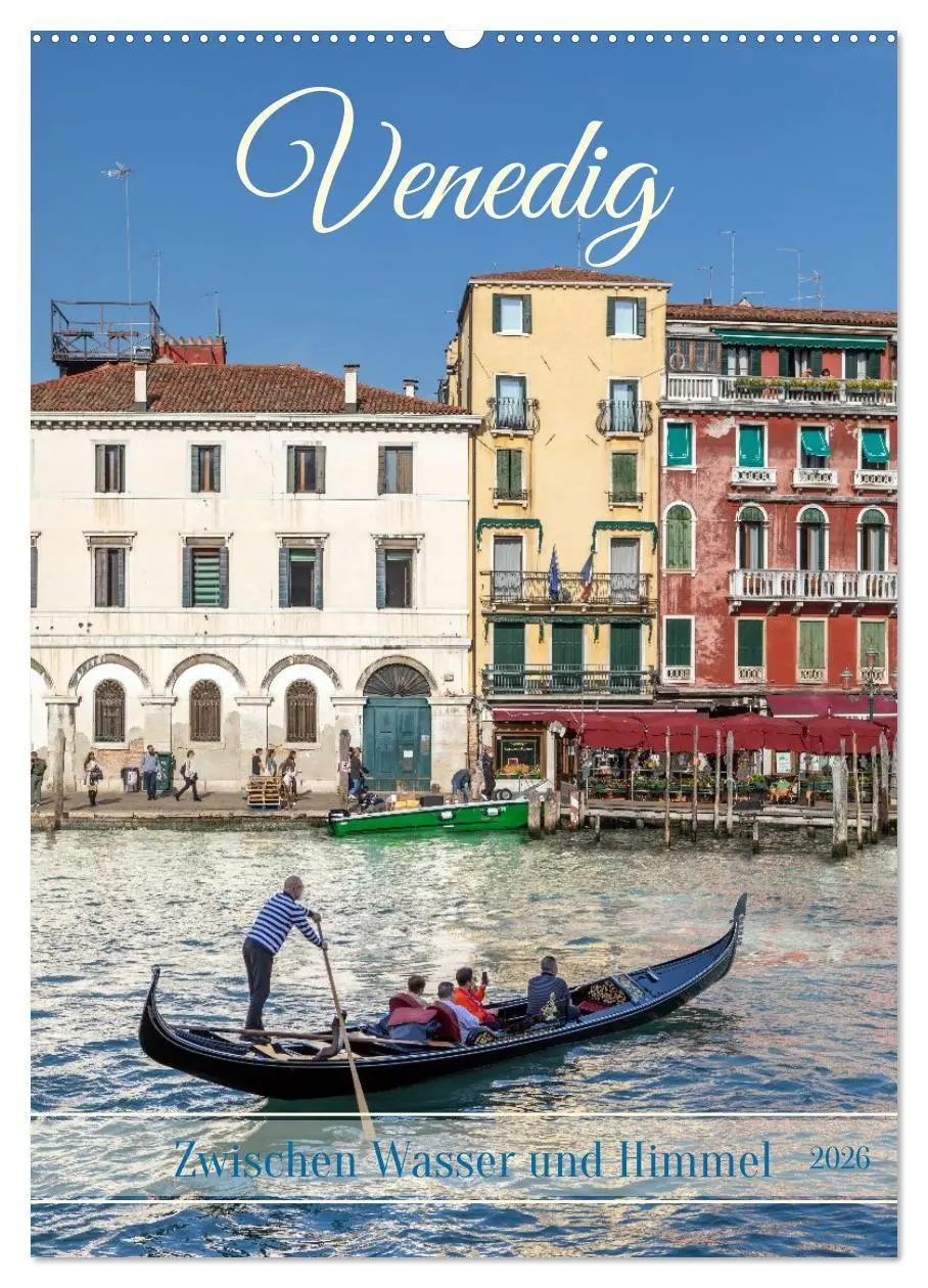 Cover: 9783516686715 | Venedig - Zwischen Wasser und Himmel (Wandkalender 2026 DIN A2...
