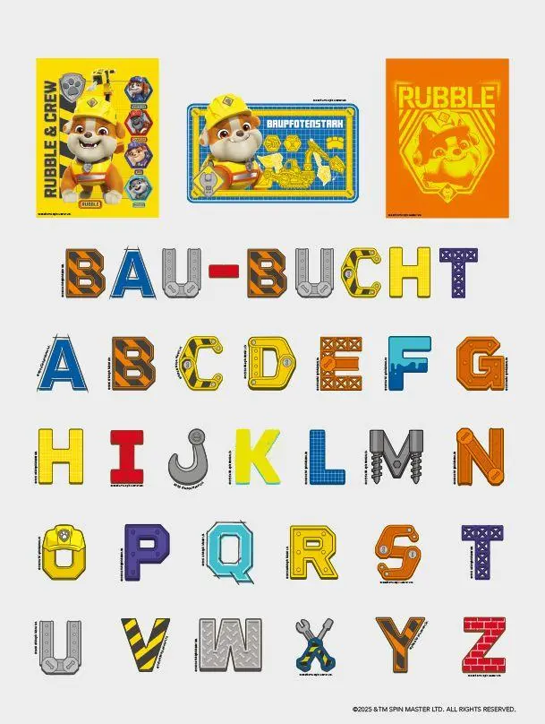 Bild: 9783833246715 | Rubble &amp; Crew: 1001 Sticker: Stickern - Rätseln - Ausmalen | Panini