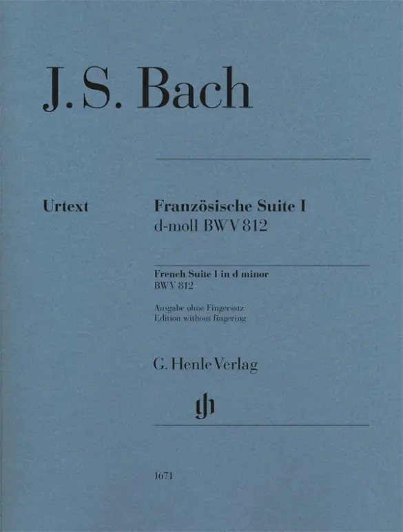 Cover: 9790201816715 | Johann Sebastian Bach - Französische Suite I d-moll BWV 812 | Buch