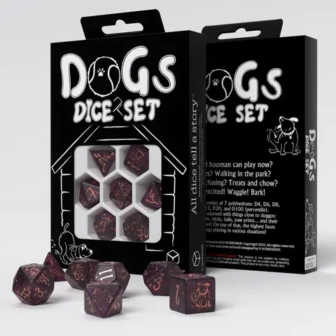 Cover: 5907699496815 | DOGS Dice Set: Luna | Q-Workshop | EAN 5907699496815