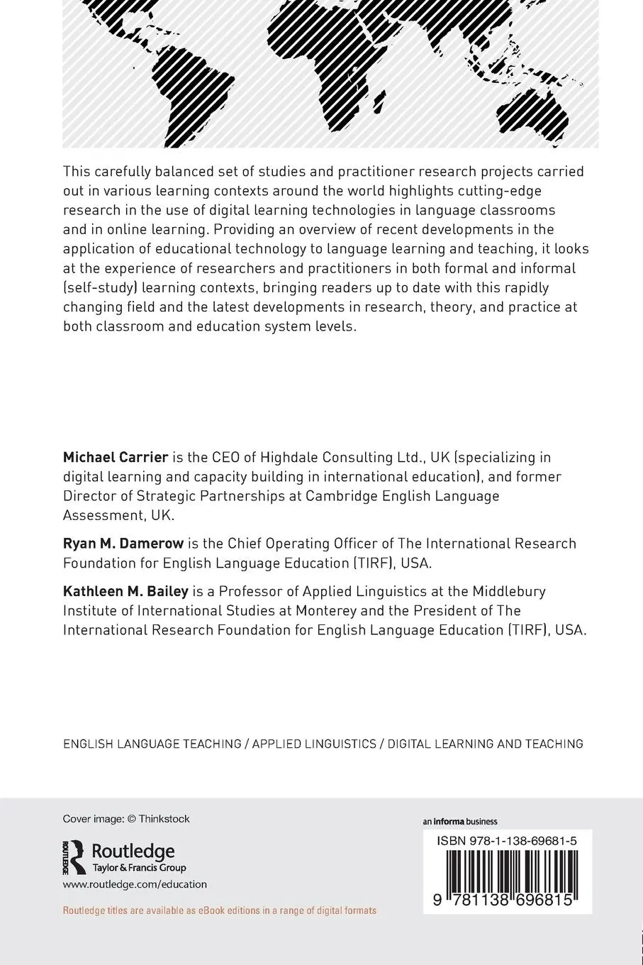 Rückseite: 9781138696815 | Digital Language Learning and Teaching | Michael Carrier (u. a.)