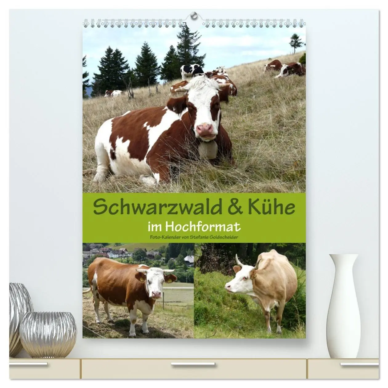 Cover: 9783516436815 | Schwarzwald und Kühe im Hochformat (hochwertiger Premium...