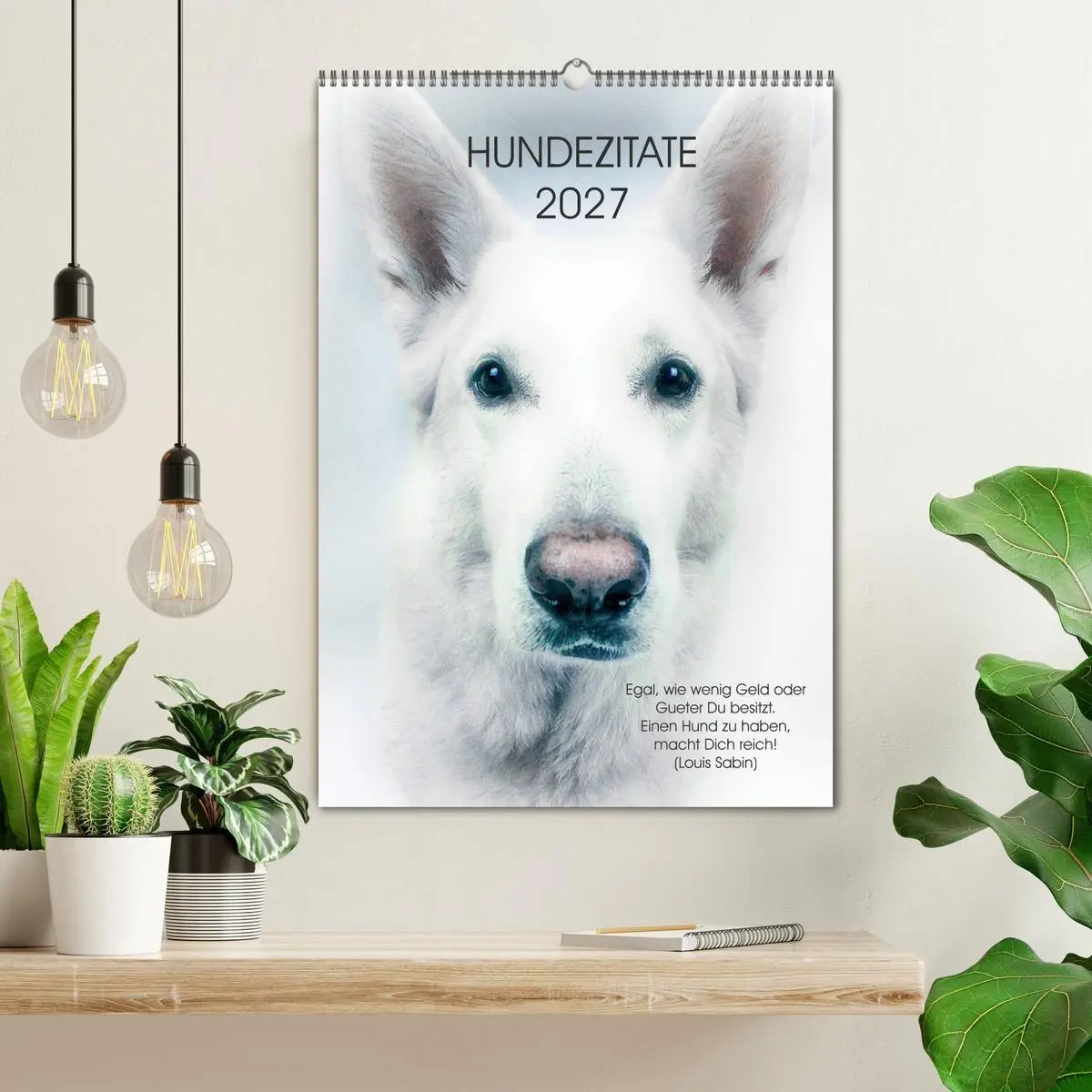 Bild: 9783594036815 | Hundezitate 2027 (Wandkalender 2027 DIN A2 hoch), CALVENDO...