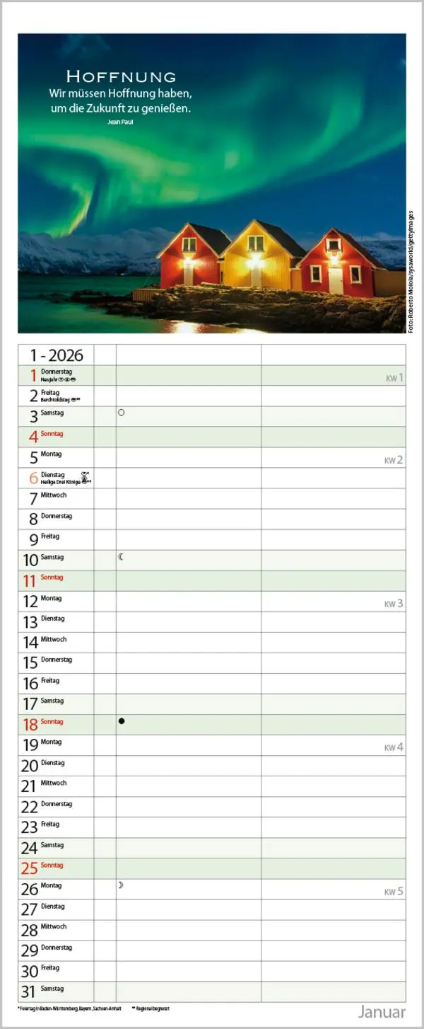 Bild: 9783731886815 | Planer für die besten Jahre 2026 | Verlag Korsch | Kalender | 14 S.