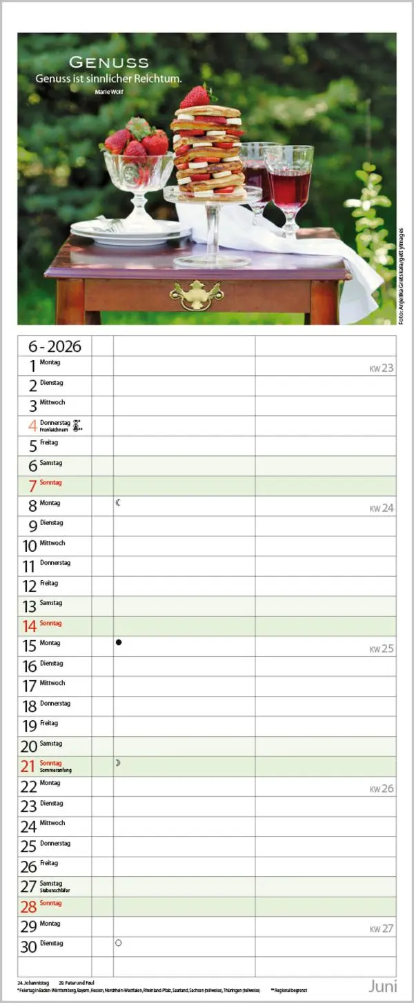 Bild: 9783731886815 | Planer für die besten Jahre 2026 | Verlag Korsch | Kalender | 14 S.